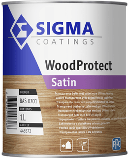 sigma woodprotect satin kleurloos 2.5 ltr