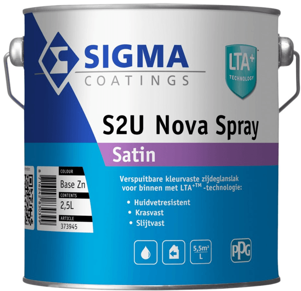 sigma s2u nova spray satin wit 5 ltr