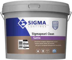 sigma sigmapearl clean satin donkere kleur 2.5 ltr