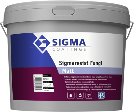 sigma sigmaresist fungi matt lichte kleur 10 ltr